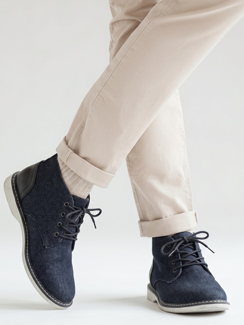 London Fog Belmont Chukka Black Boots‎ size 8.5